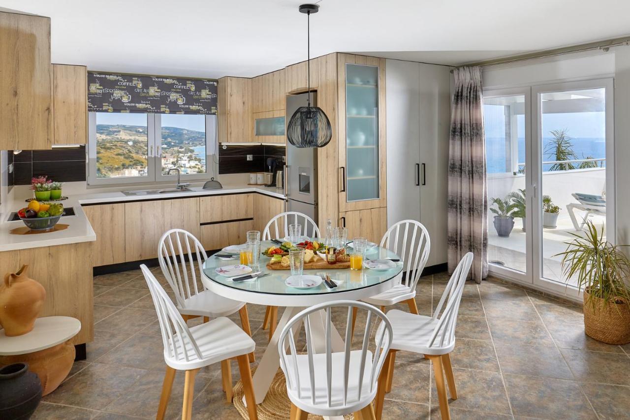 克拉托坎波斯Breathtaking Sea View Flat In South Crete公寓 外观 照片