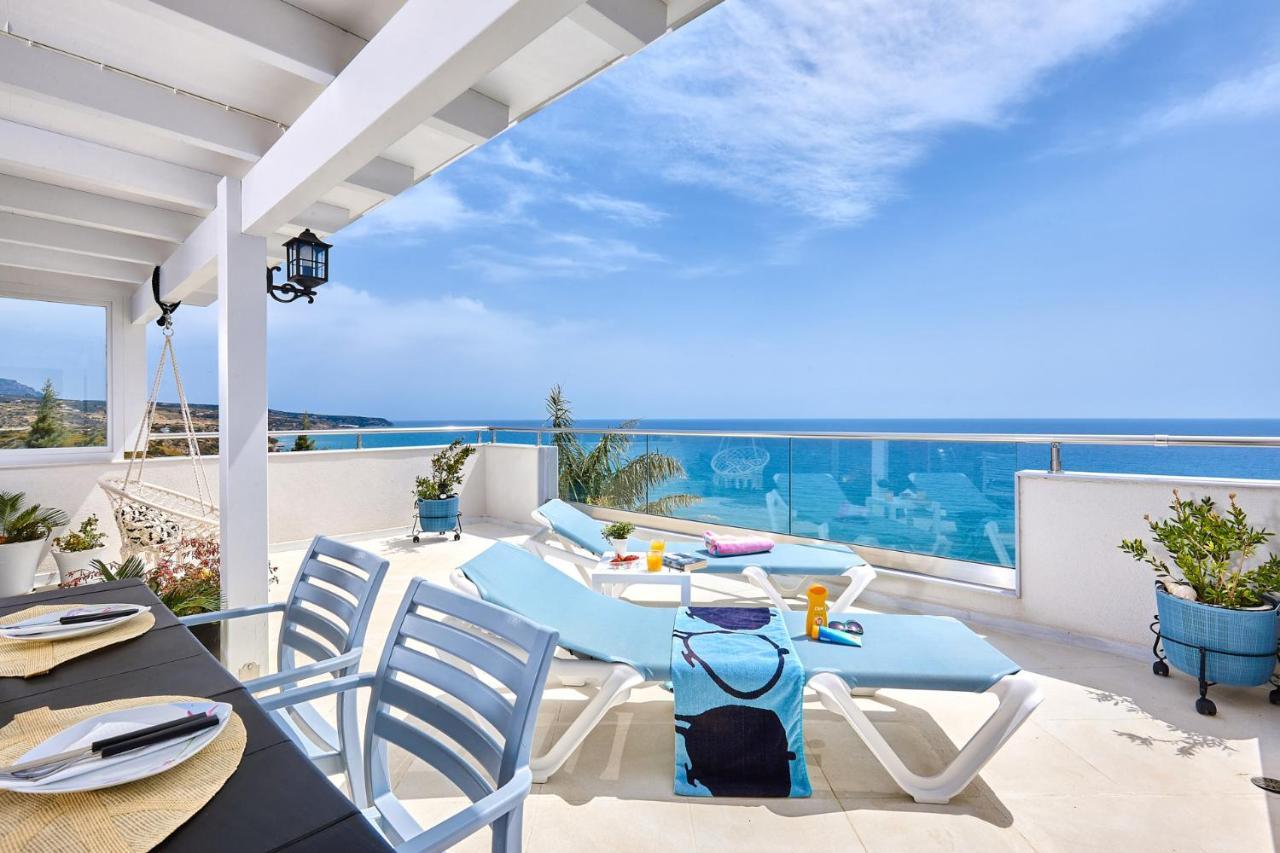 克拉托坎波斯Breathtaking Sea View Flat In South Crete公寓 外观 照片