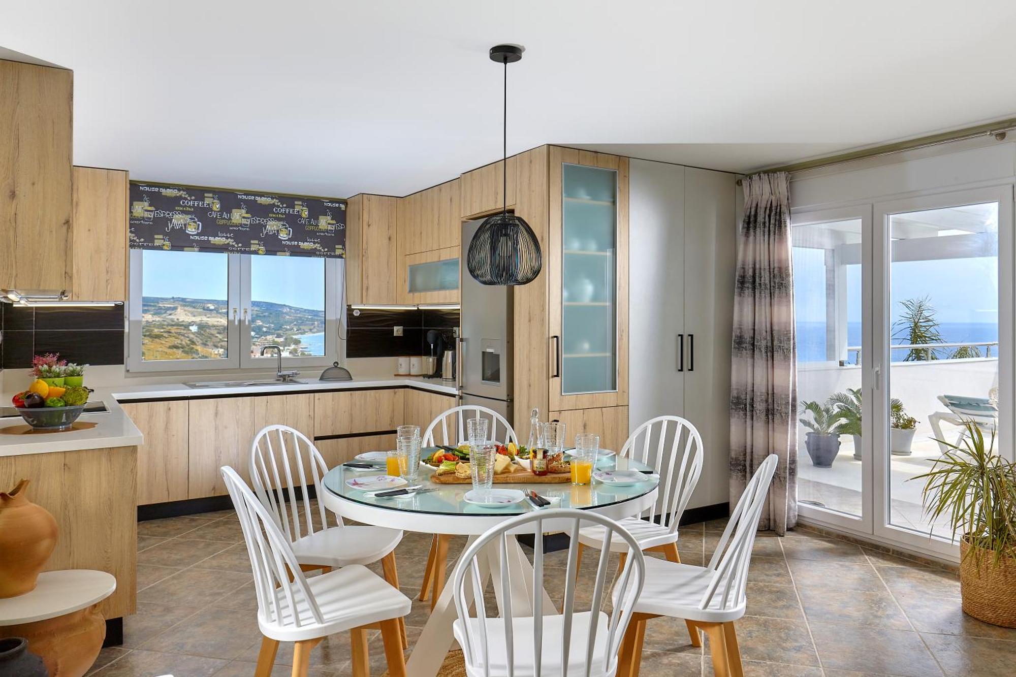 克拉托坎波斯Breathtaking Sea View Flat In South Crete公寓 外观 照片